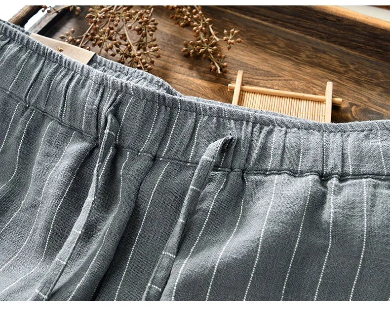 Elward Style™ Cotton and Linen Shorts