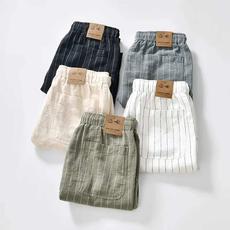 Elward Style™ Cotton and Linen Shorts