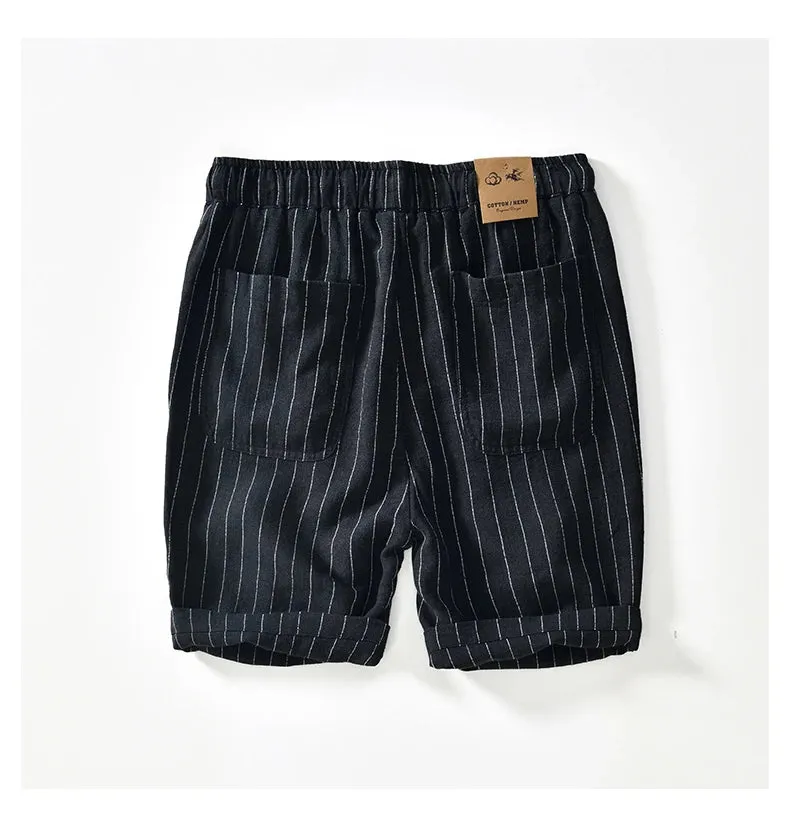 Elward Style™ Cotton and Linen Shorts