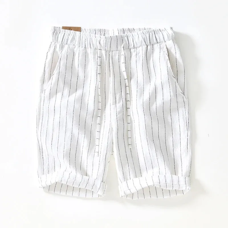 Elward Style™ Cotton and Linen Shorts