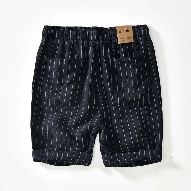 Elward Style™ Cotton and Linen Shorts