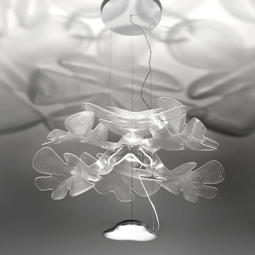 Embossed Floral Pendant Light