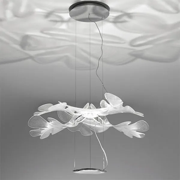 Embossed Floral Pendant Light