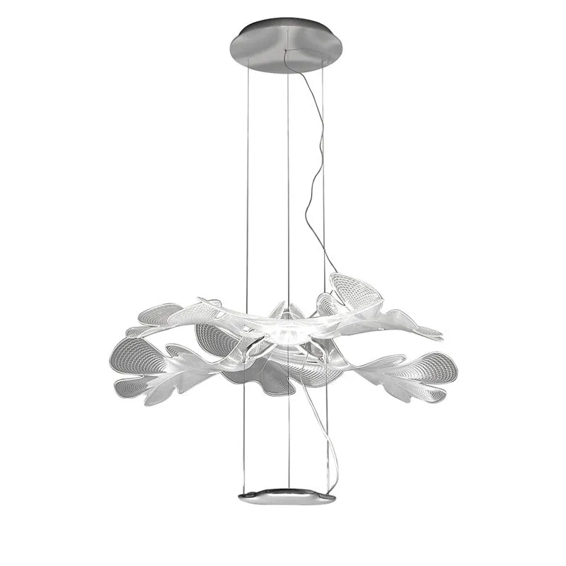 Embossed Floral Pendant Light