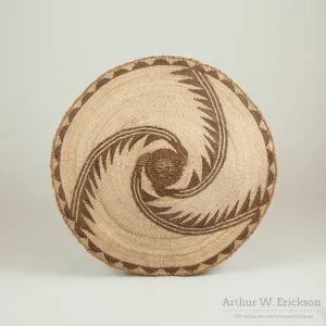 Finely Woven Klamath Basketry Plaque