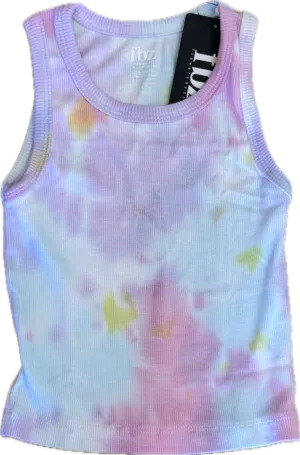 FLOWERS BY ZOE- Pastel Tie Dye Tank