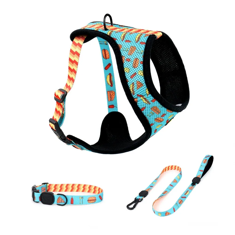 Foodie Delight Air-Mesh Dog Harness