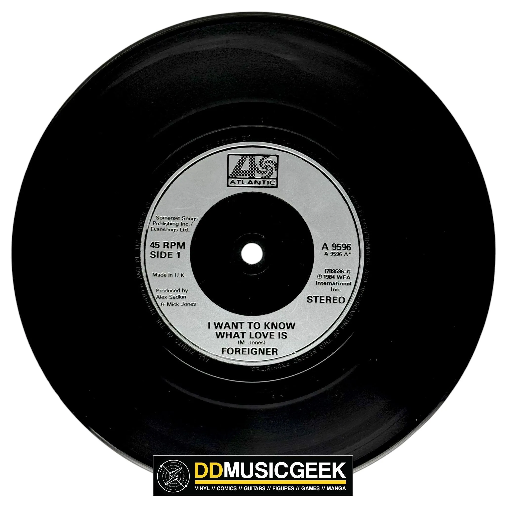 Foreigner: I Want To Know What Love Is (7", Single, Sil)