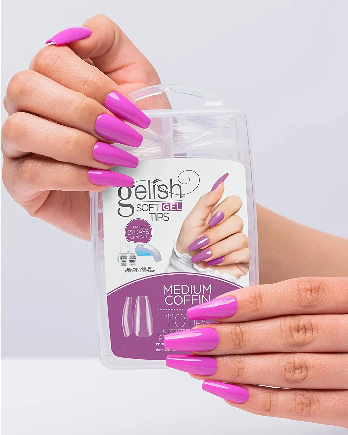 Gelish - Full Cover Soft Gel Intro Kit - Medium Coffin