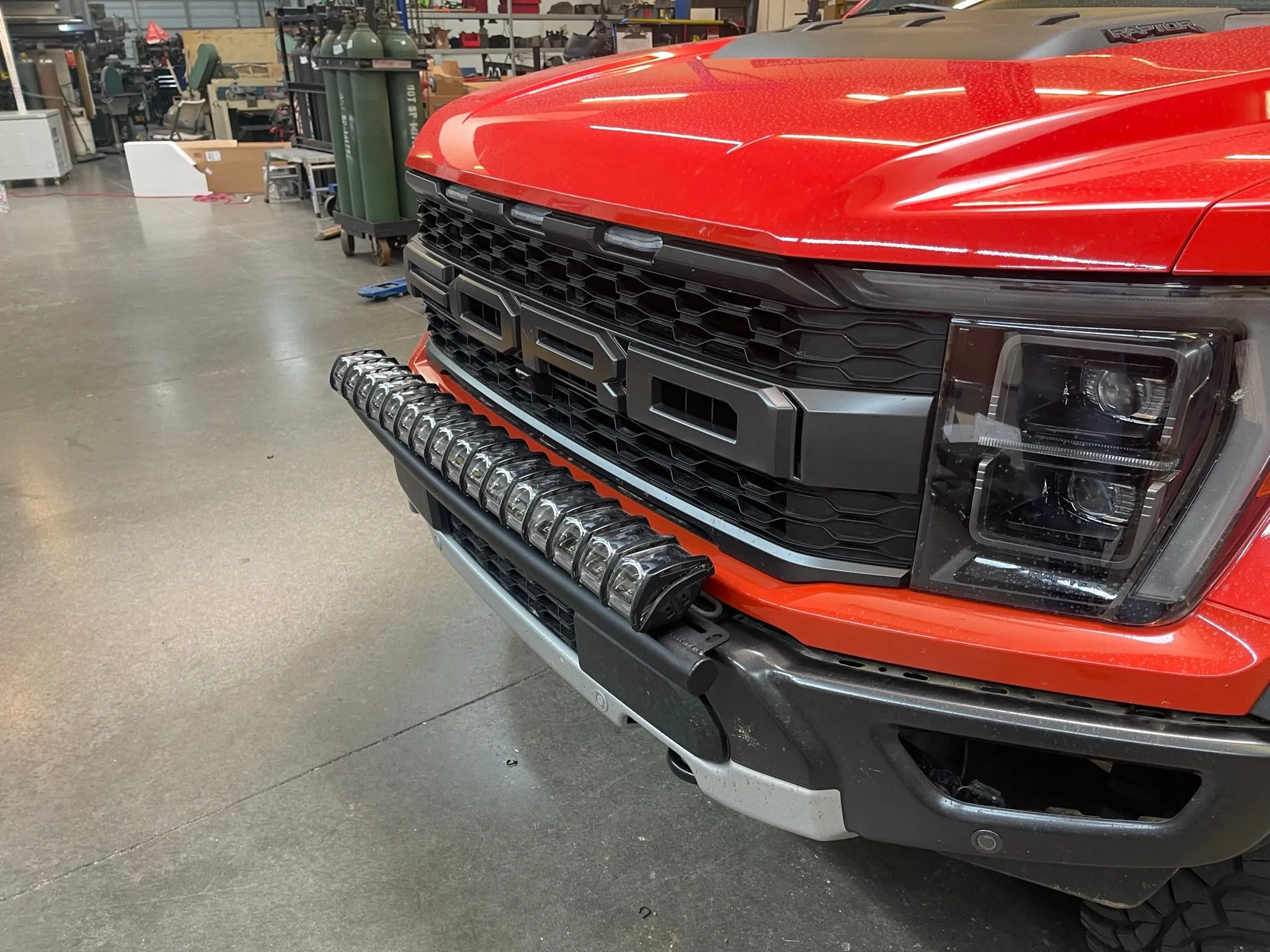 Gen 3 Raptor Front Light Mount Kit (stock bumper) - Use Any Light