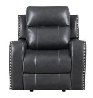 Glider Recliner Dark Grey