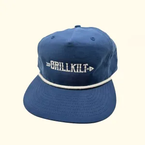 GRILLKILT embroidered hat with rope in Blue