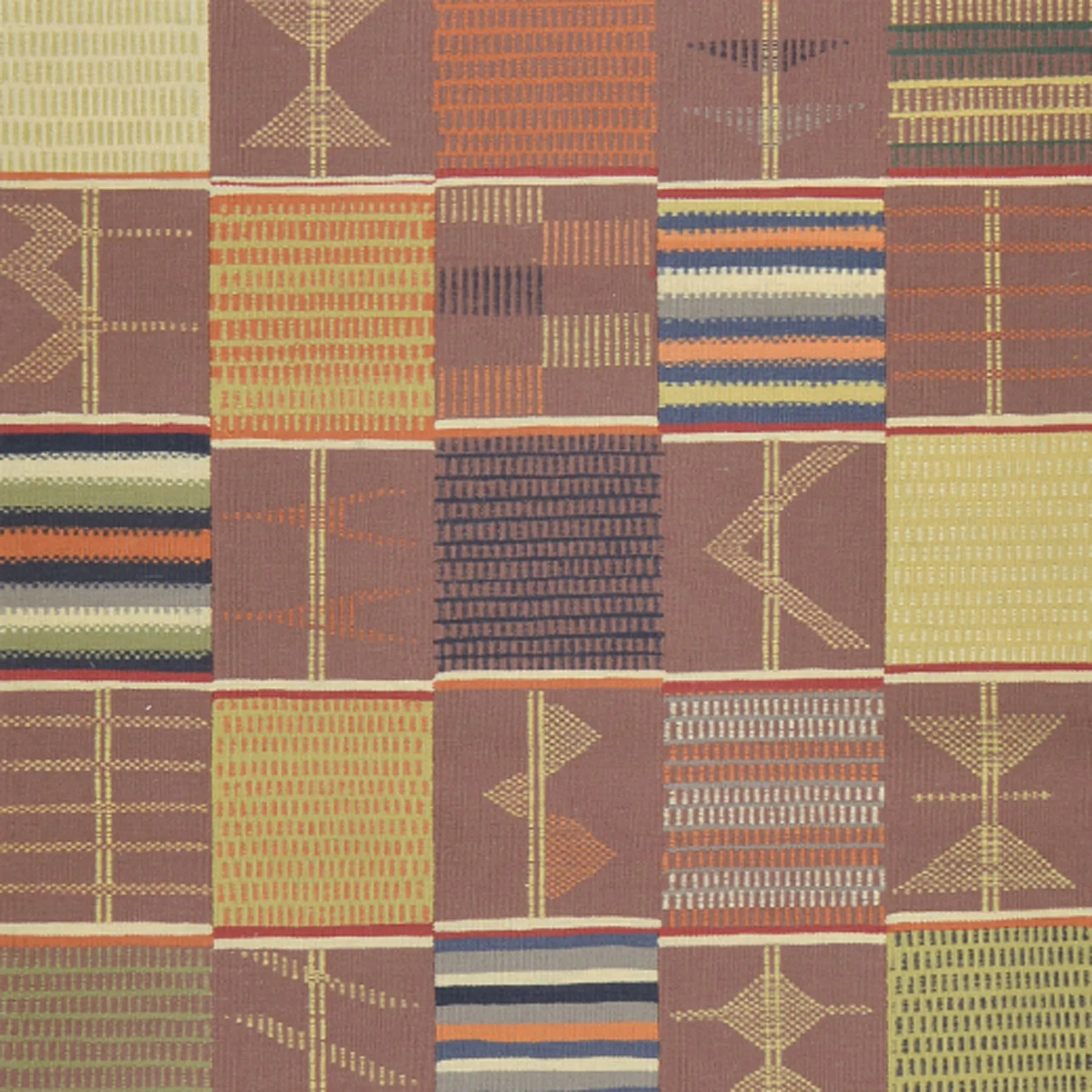 Hand-Woven Modern Contemporary Patchwork Oriental Kilim Rug (Size 3.1 X 9.9) Cwral-10251