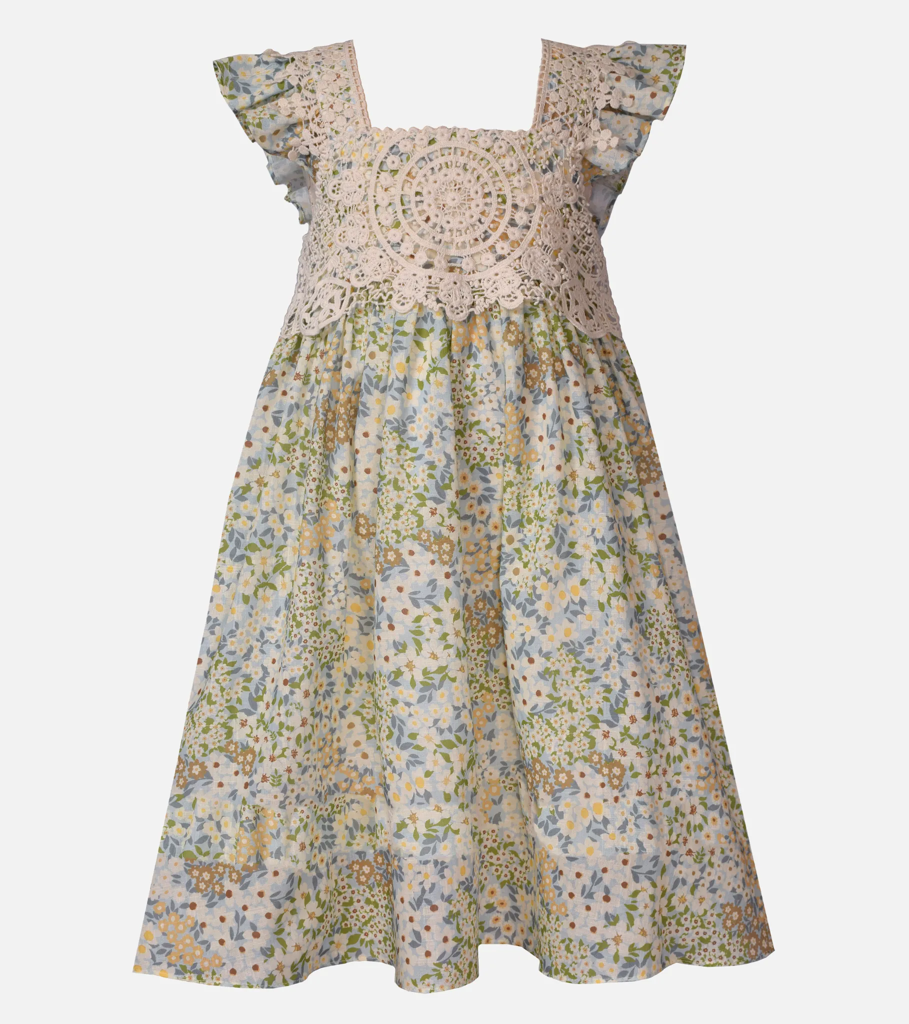 Hayden Crochet Floral Sundress