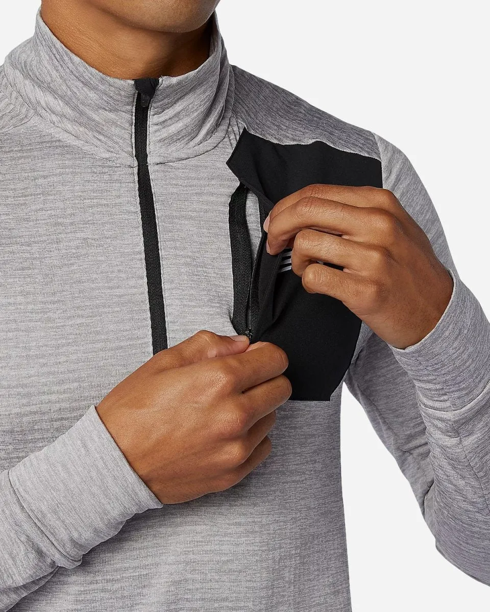 Head Grid Half Zip - Grey