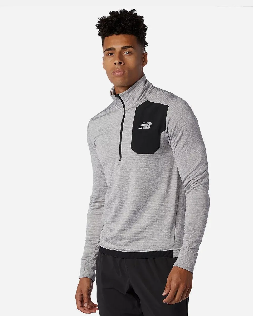 Head Grid Half Zip - Grey