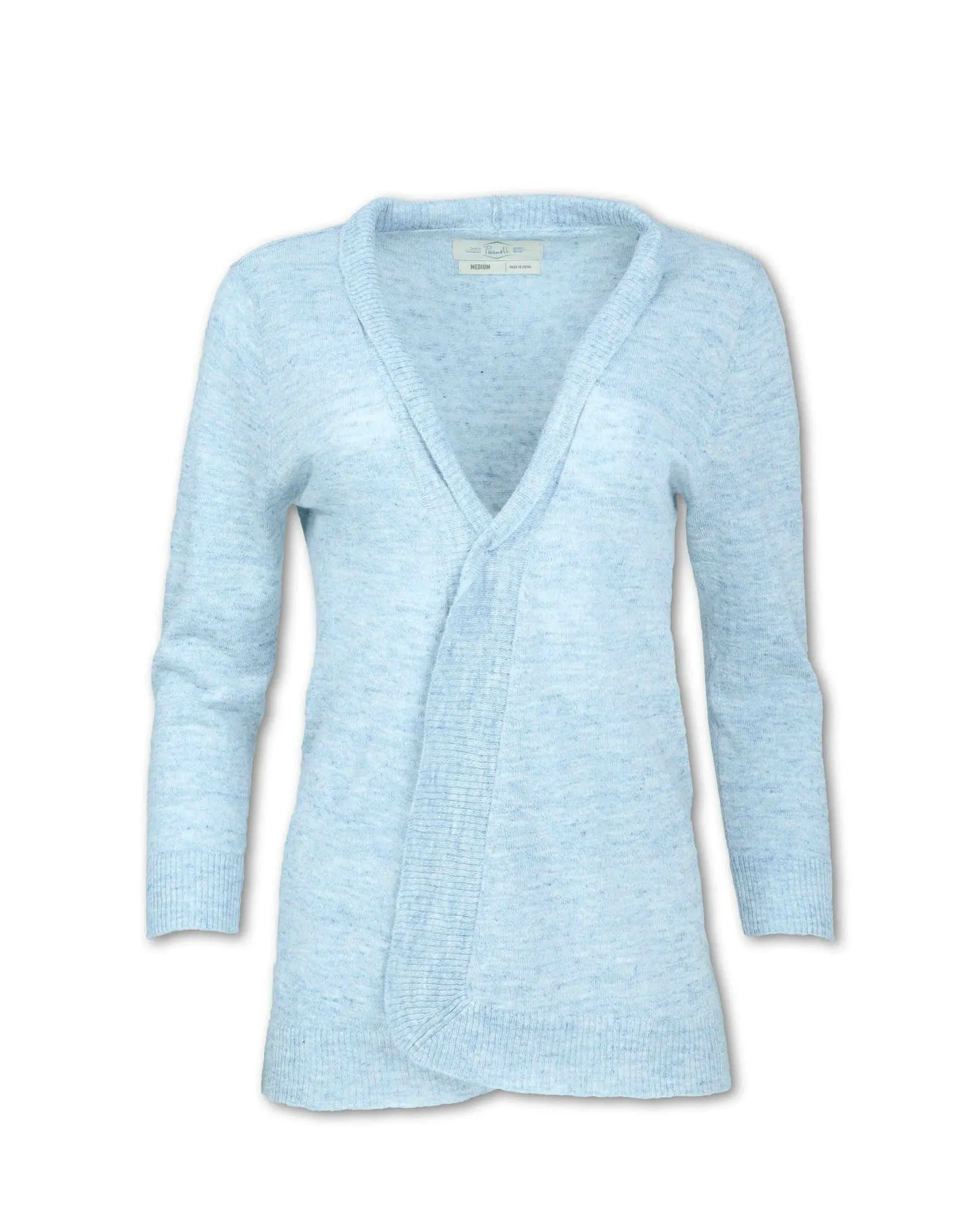 Heathered Flax Blend Knit Cardigan - SALE