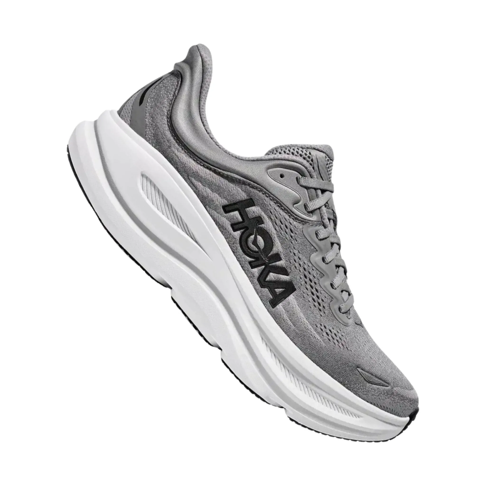 HOKA Men's Bondi 9 Running Shoes - Gal Grey/Stellar Grey