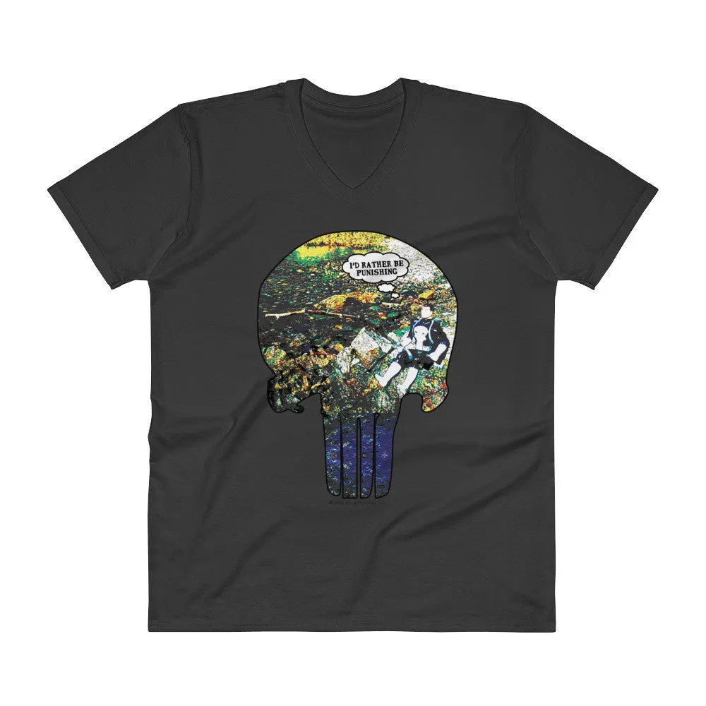 I'd Rather Be Punishing V-Neck T-Shirt