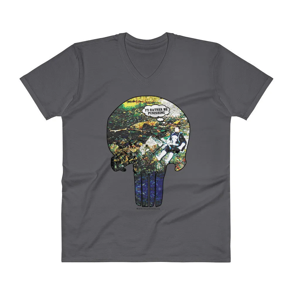 I'd Rather Be Punishing V-Neck T-Shirt