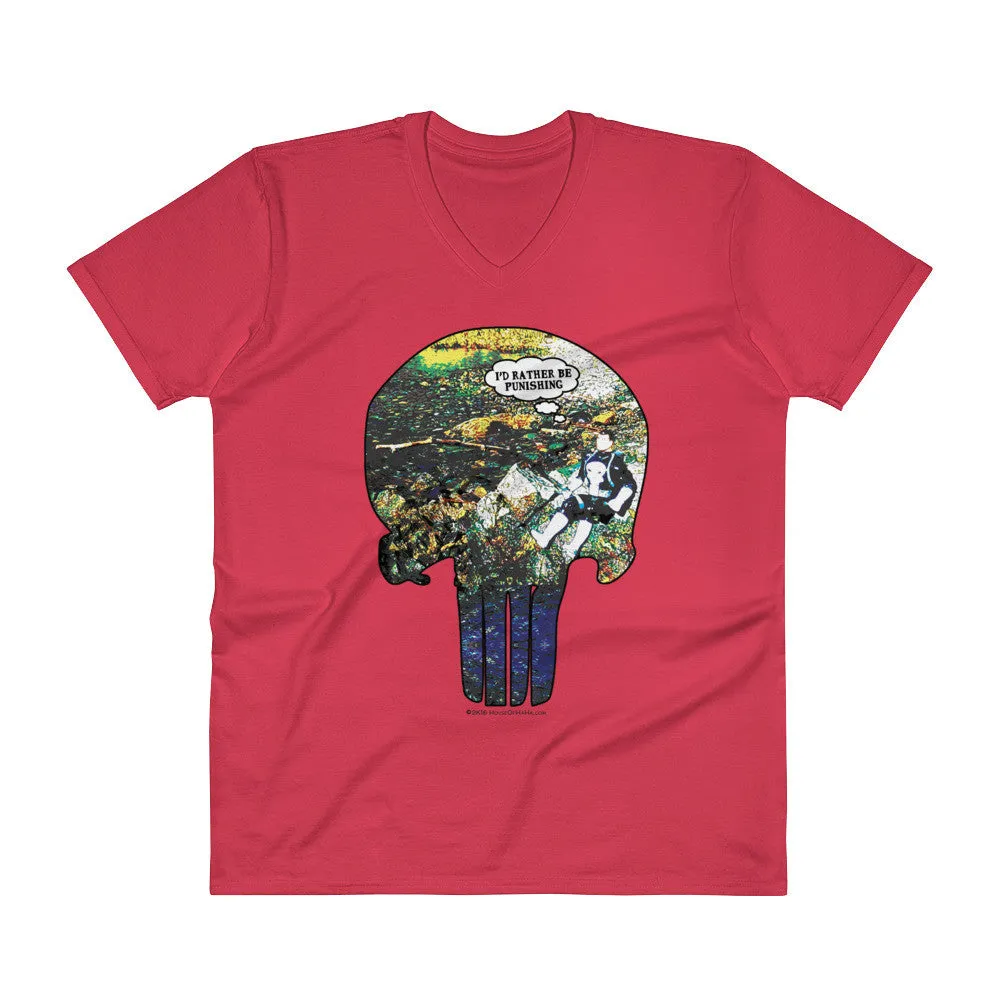 I'd Rather Be Punishing V-Neck T-Shirt