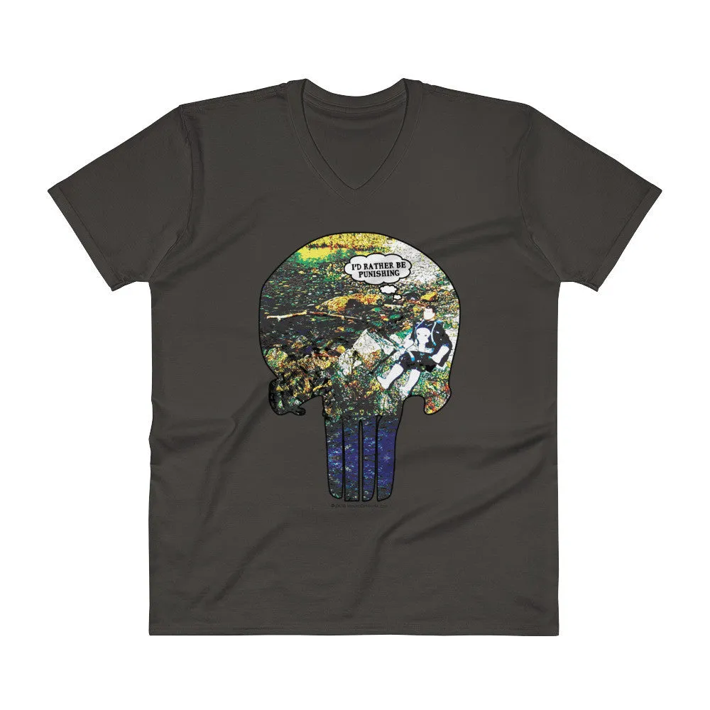 I'd Rather Be Punishing V-Neck T-Shirt