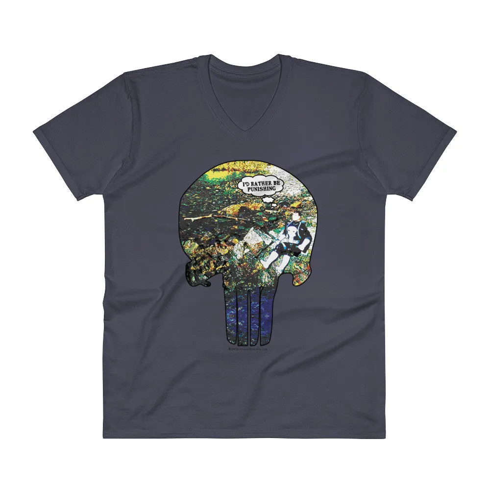 I'd Rather Be Punishing V-Neck T-Shirt