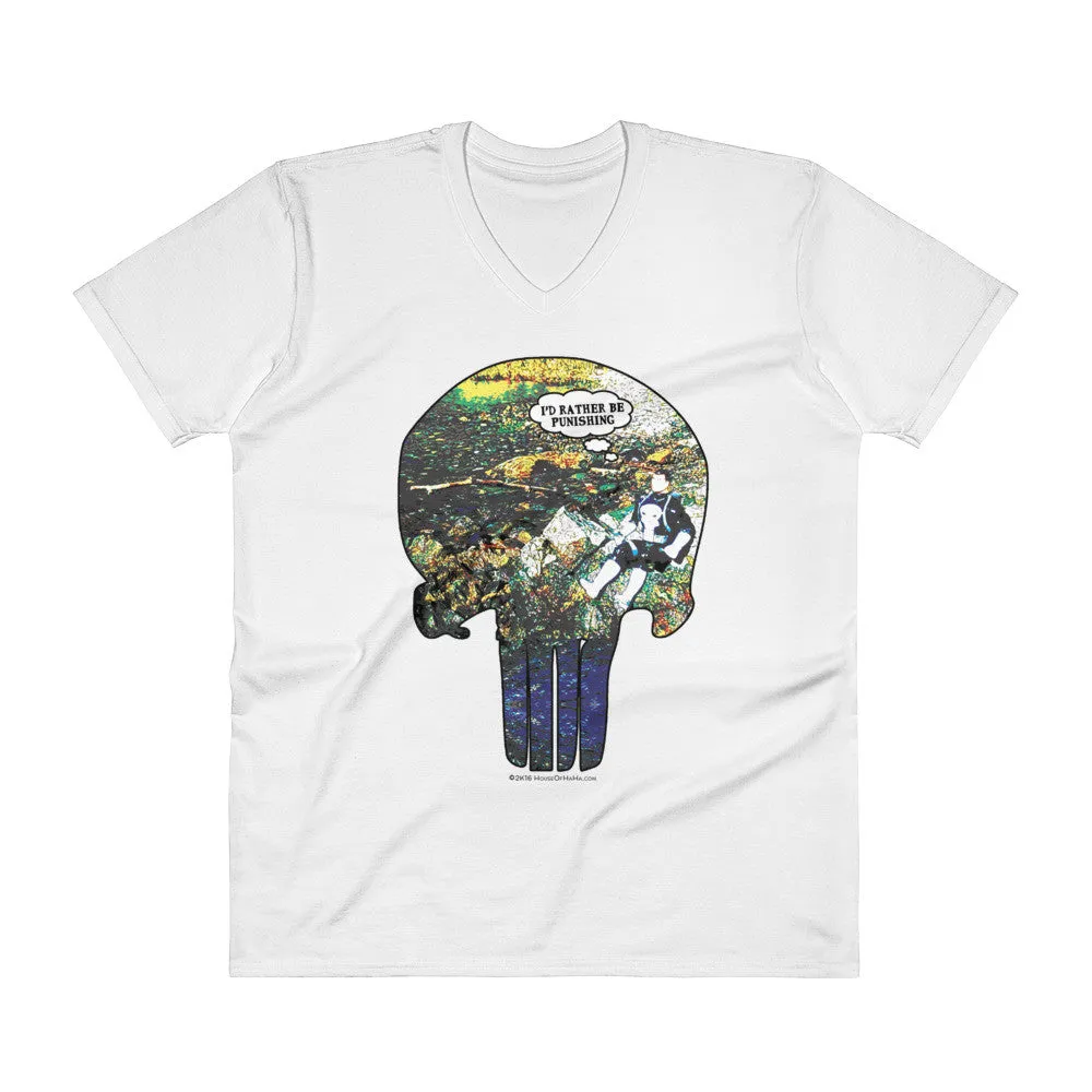 I'd Rather Be Punishing V-Neck T-Shirt