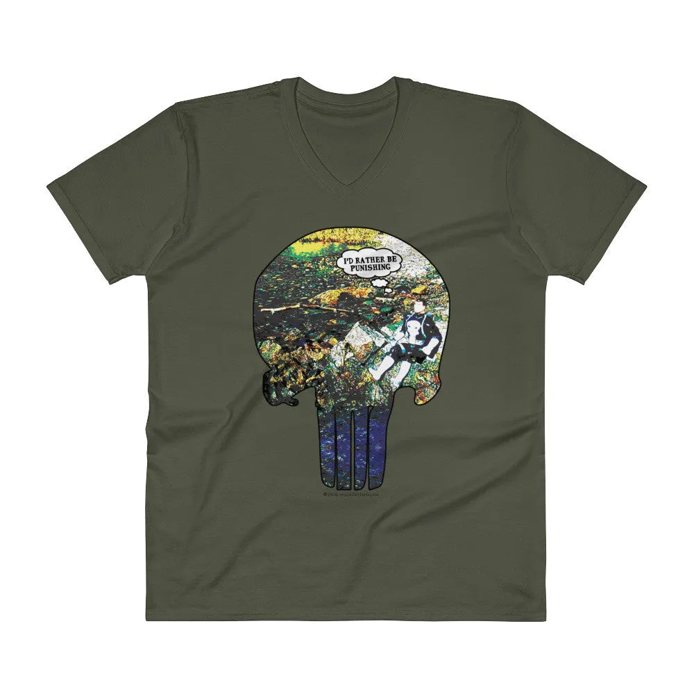 I'd Rather Be Punishing V-Neck T-Shirt