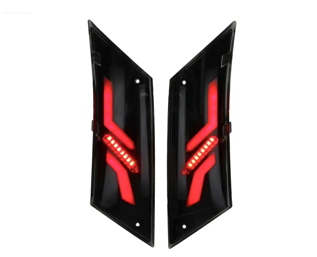 Indicator Kit Rear POWER1 SP-1 Smoked Matrix | PIAGGIO ZIP II/ZIP SP 50cc