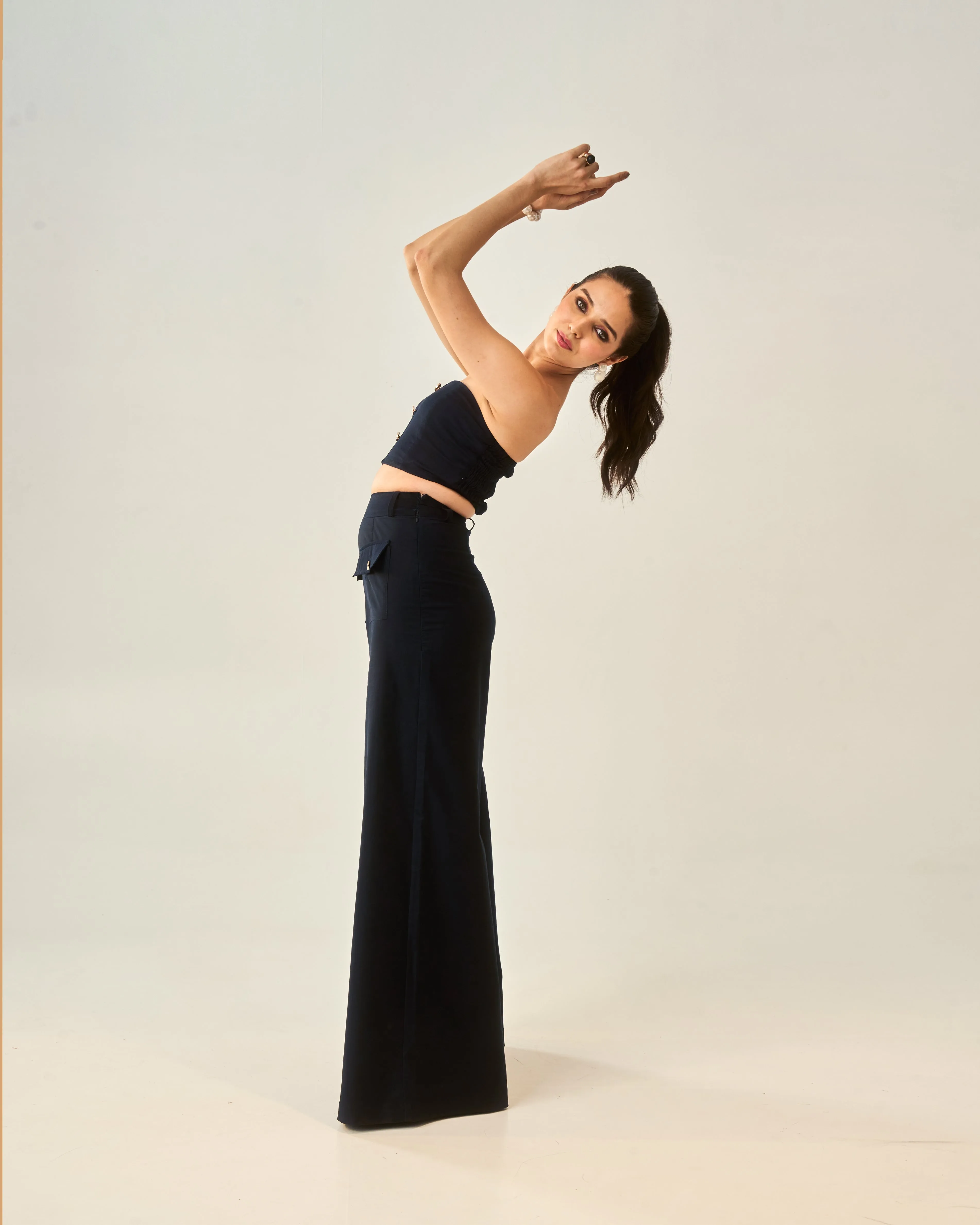 Indigo Blossom Soft Corduroy Co-ord set