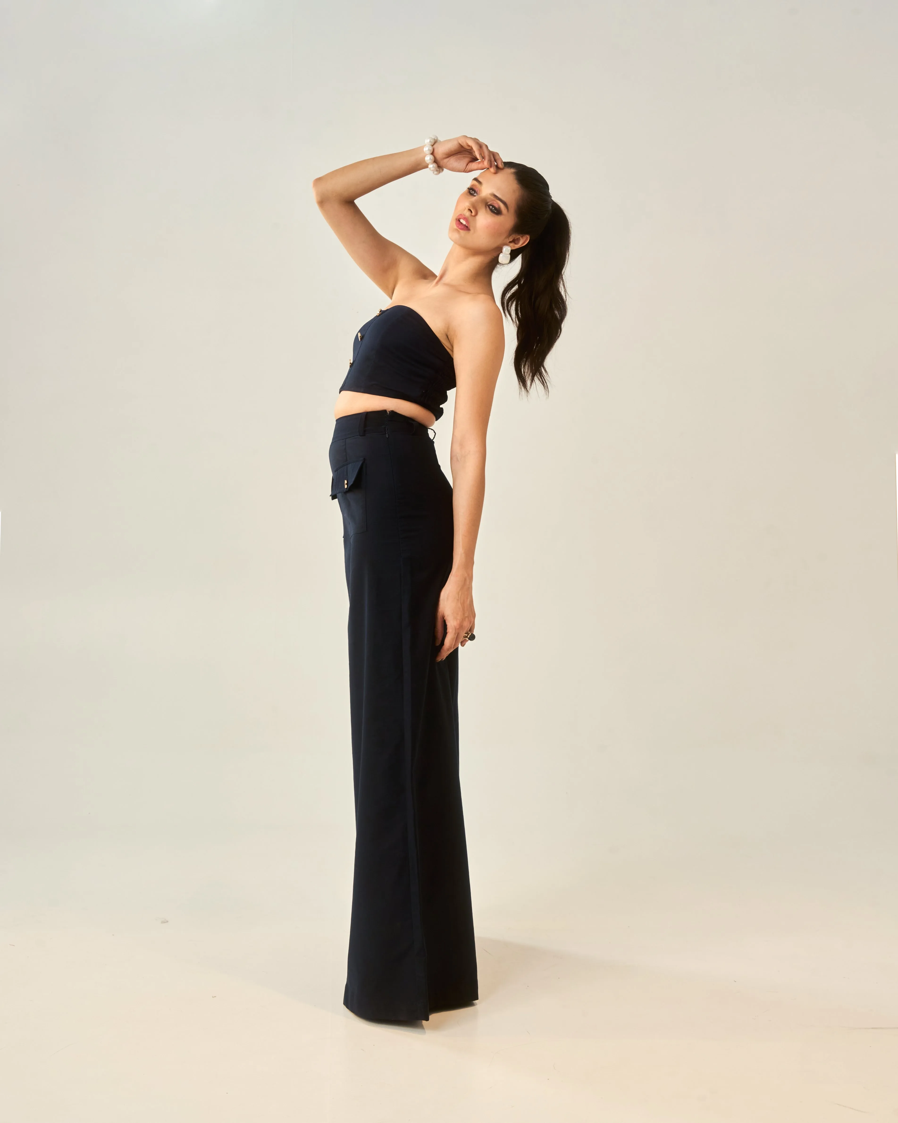 Indigo Blossom Soft Corduroy Co-ord set