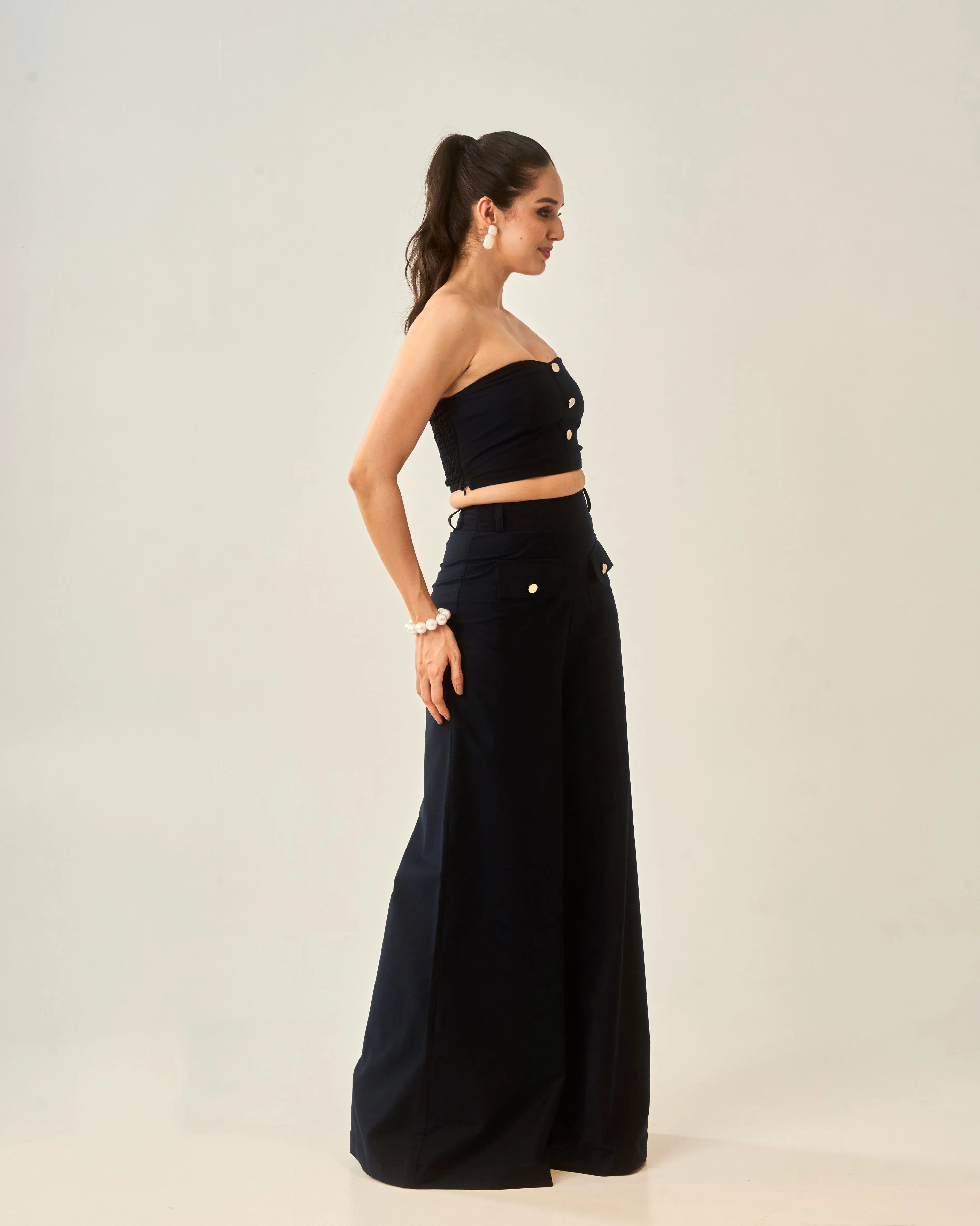Indigo Blossom Soft Corduroy Co-ord set