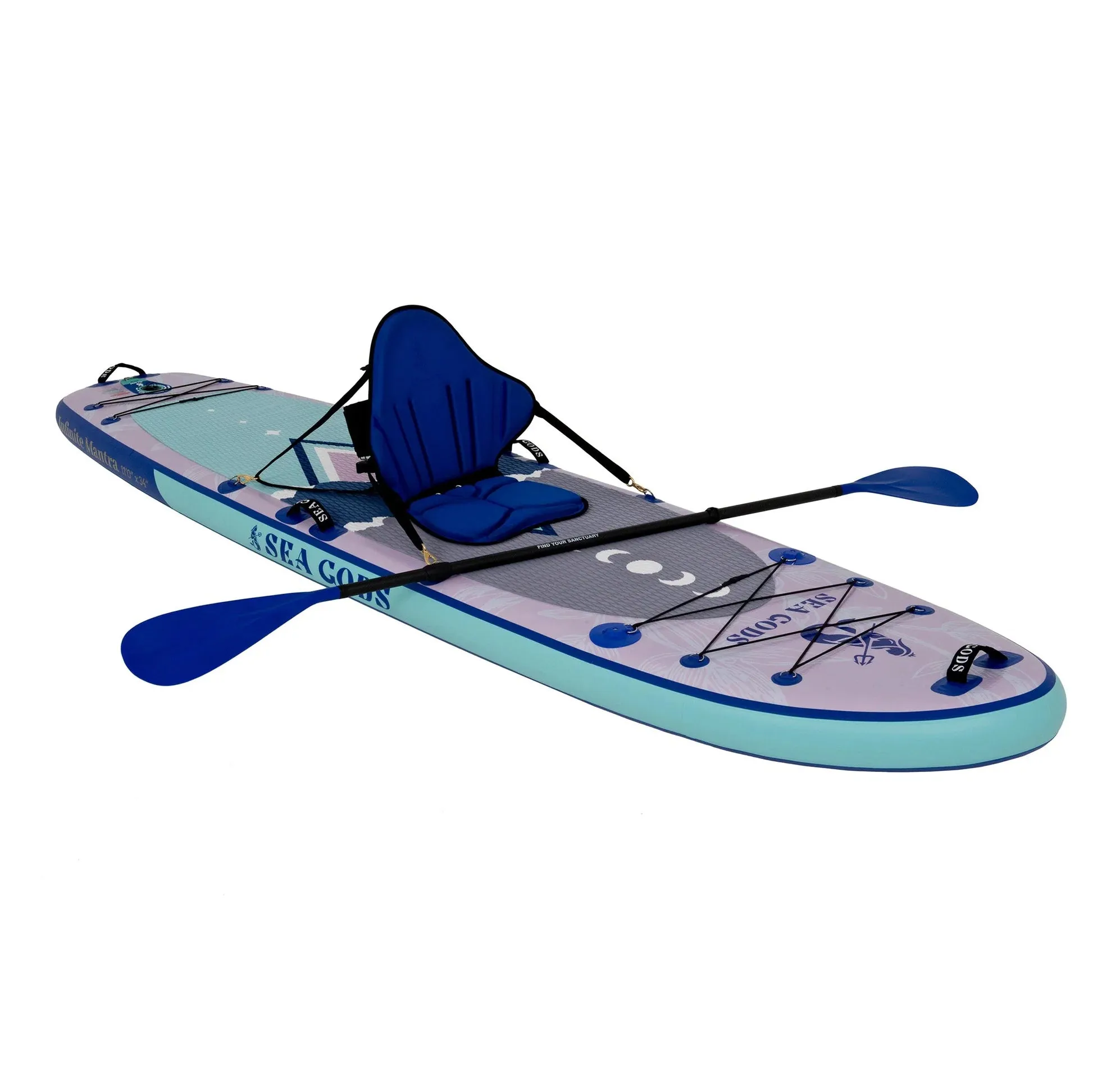 Infinite Mantra 11' - Inflatable Stand Up Paddleboard Package