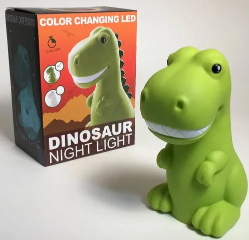 Iscream LED Color Changing Dinosaur Night Light