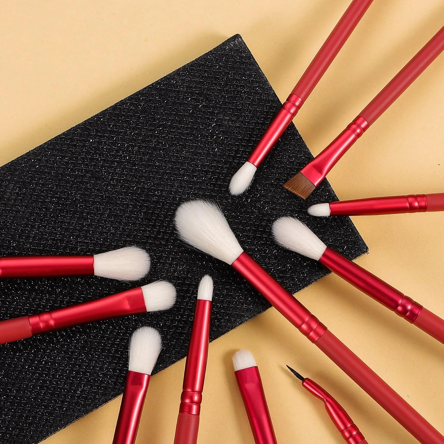 JADE SERIES - 11 PCS EYE BRUSH KIT - AGATE RED