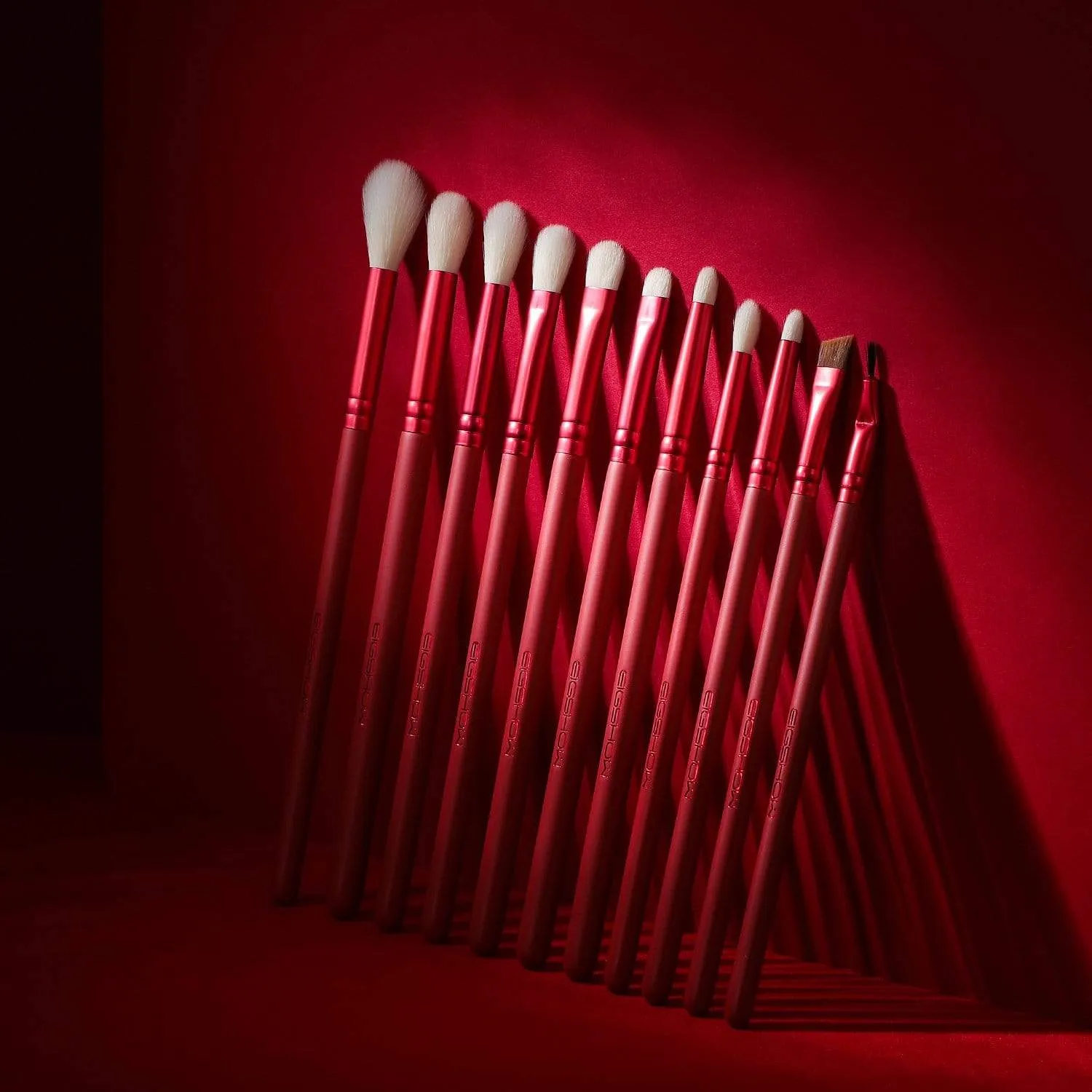 JADE SERIES - 11 PCS EYE BRUSH KIT - AGATE RED
