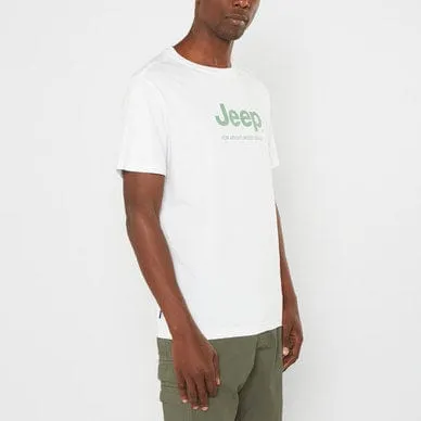 Jeep Crew Neck Tee White
