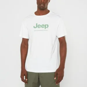 Jeep Crew Neck Tee White