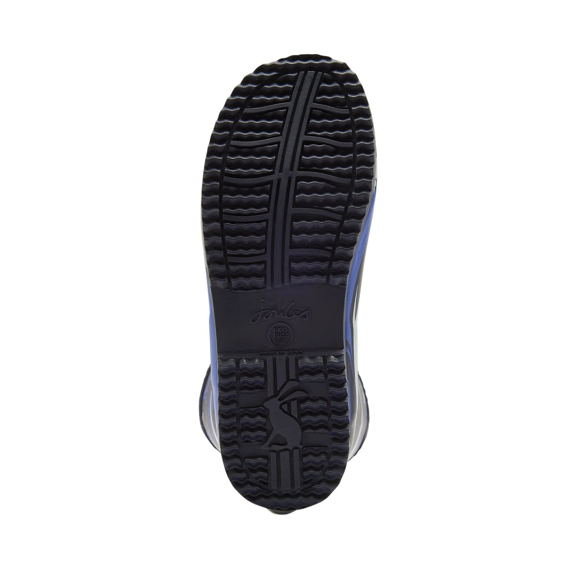 Joules Roll Up Rain Boots - Navy Sharks