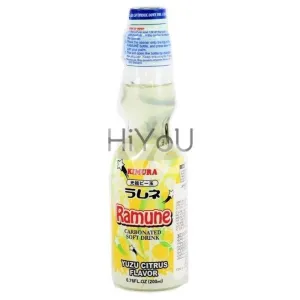Kimura Ramune Carbonate Soft Drink Yuzu 200ml ~ 元祖 彈珠汽水 柚子味 200ml