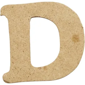 Letters 4cm Pre Punched x 10 - Initial D