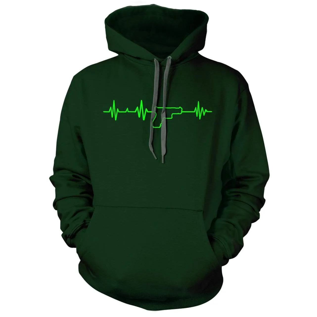 Life Support Gun Heartbeat Hoodie