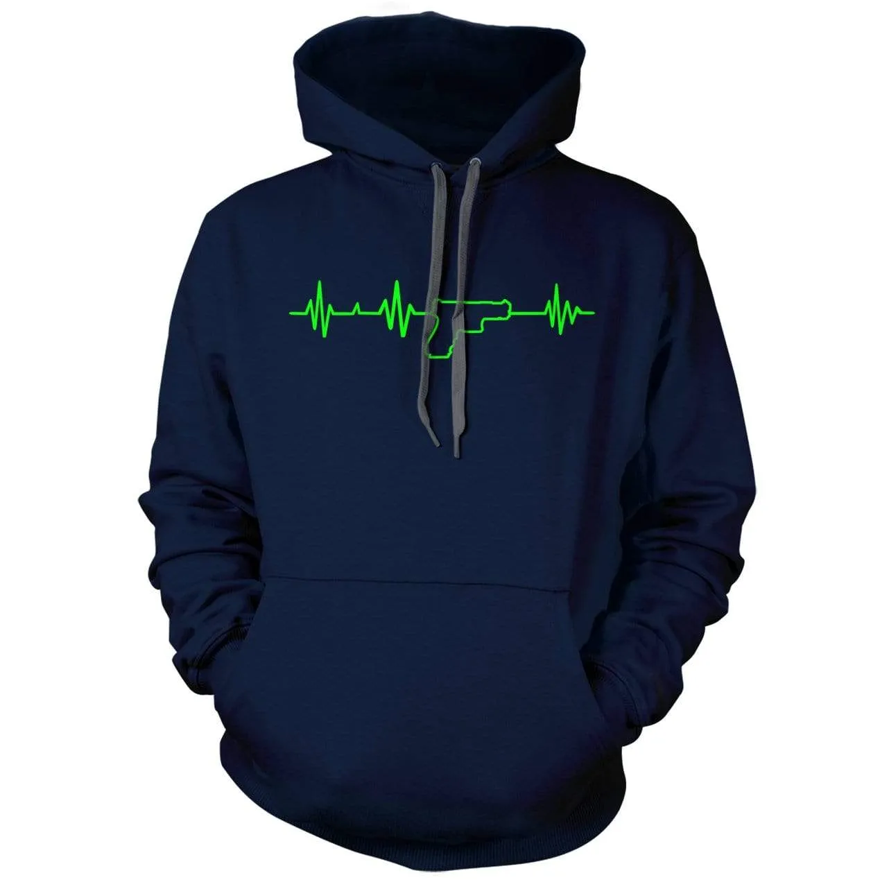 Life Support Gun Heartbeat Hoodie