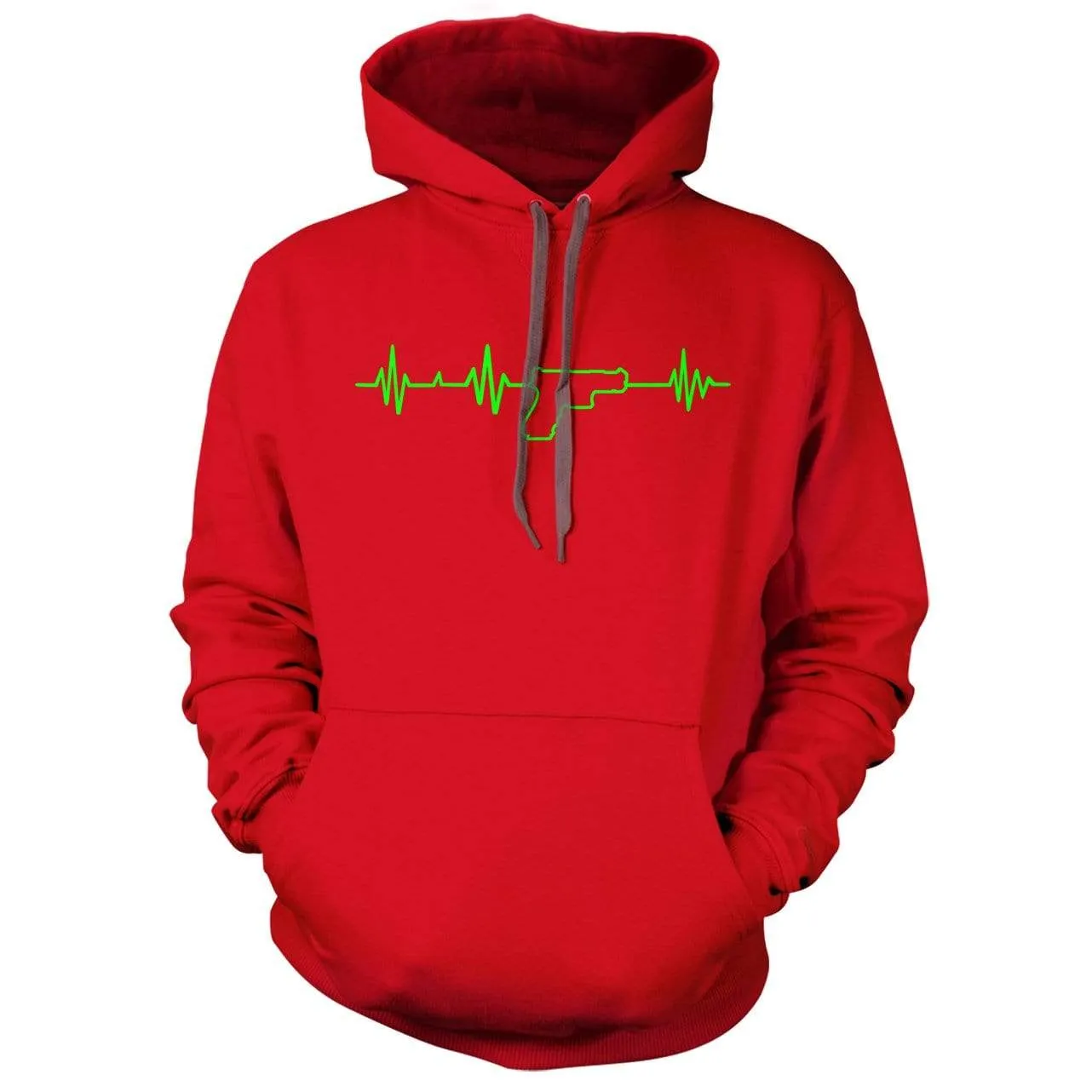 Life Support Gun Heartbeat Hoodie