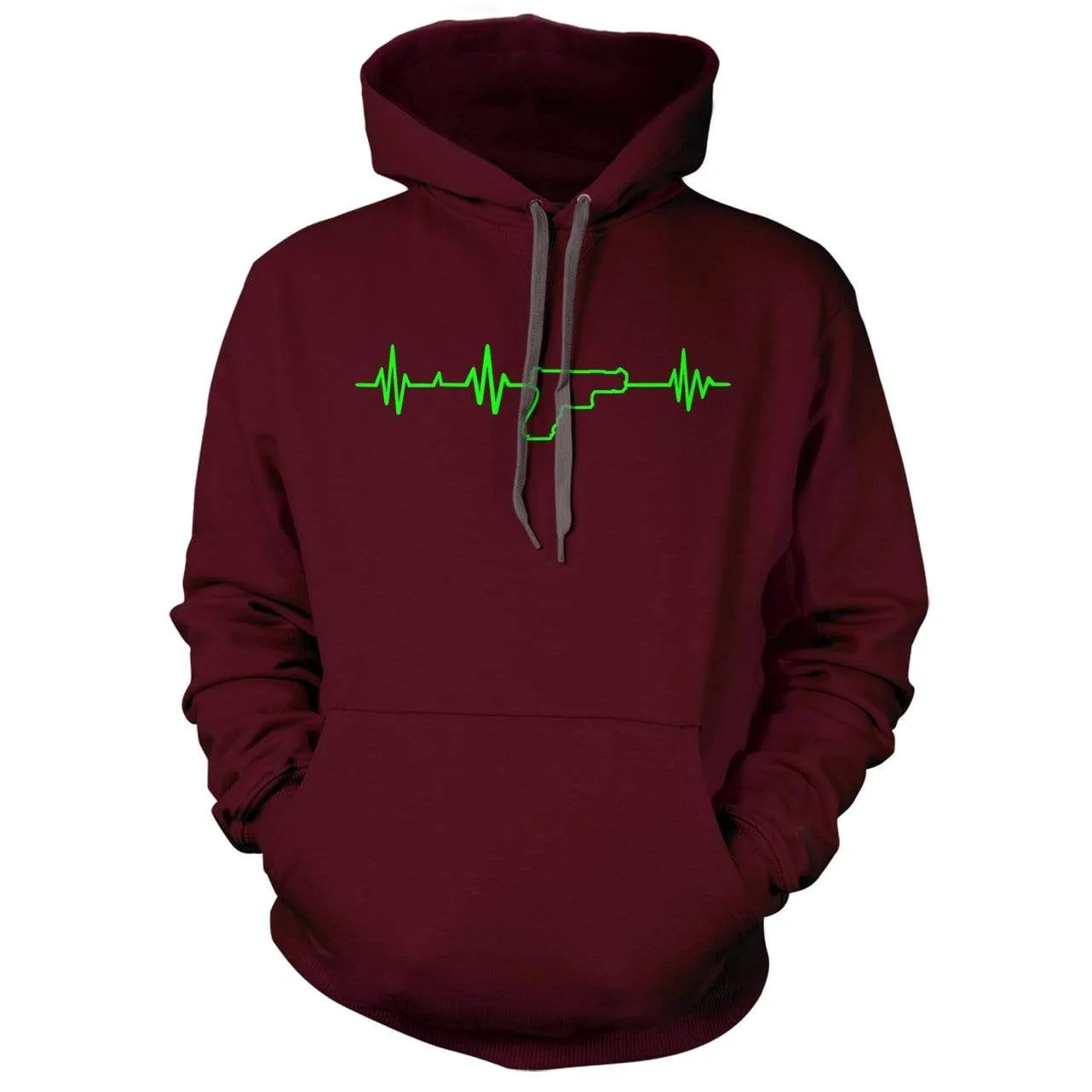 Life Support Gun Heartbeat Hoodie