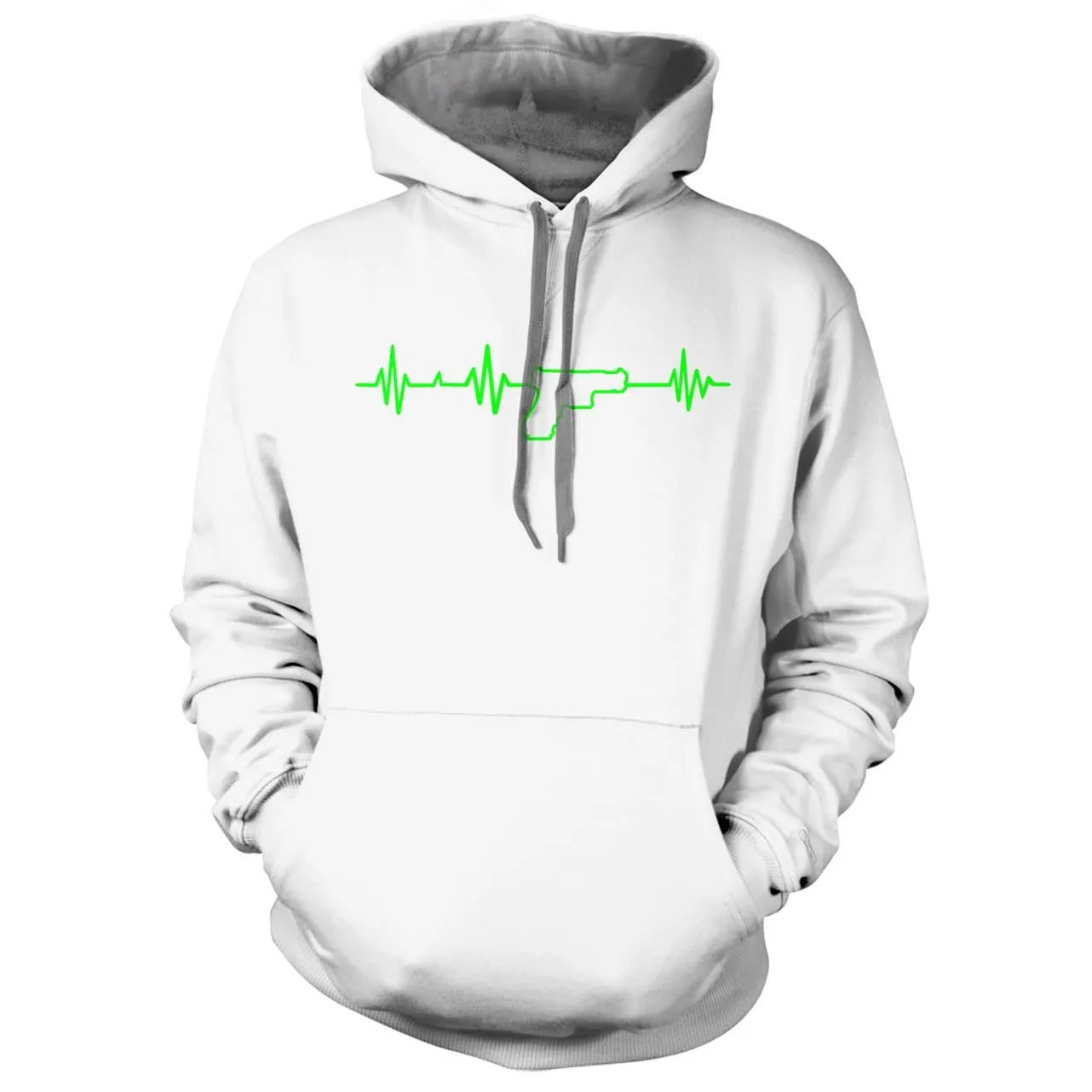 Life Support Gun Heartbeat Hoodie