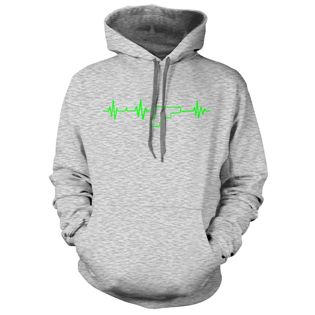 Life Support Gun Heartbeat Hoodie