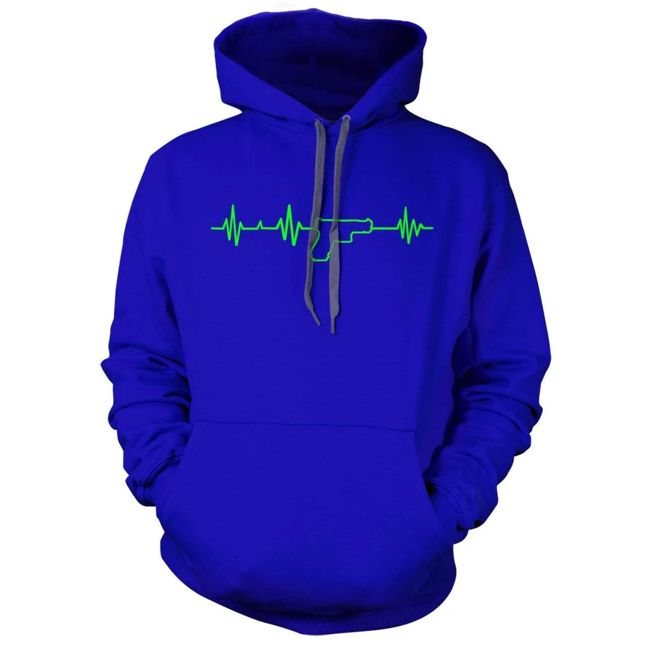 Life Support Gun Heartbeat Hoodie