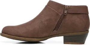 Lifestride Womens Alexi Ankle Boots H7962S1 Dark Tan Brown 9M
